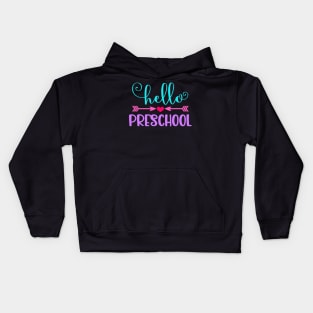 Hello Preschool Back To School Teachers Students Gift Kids Hoodie